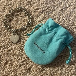 Tiffany silver return to tiffany bracelet